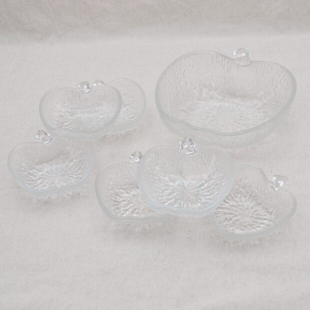 Le saladier et les coupelles pomme