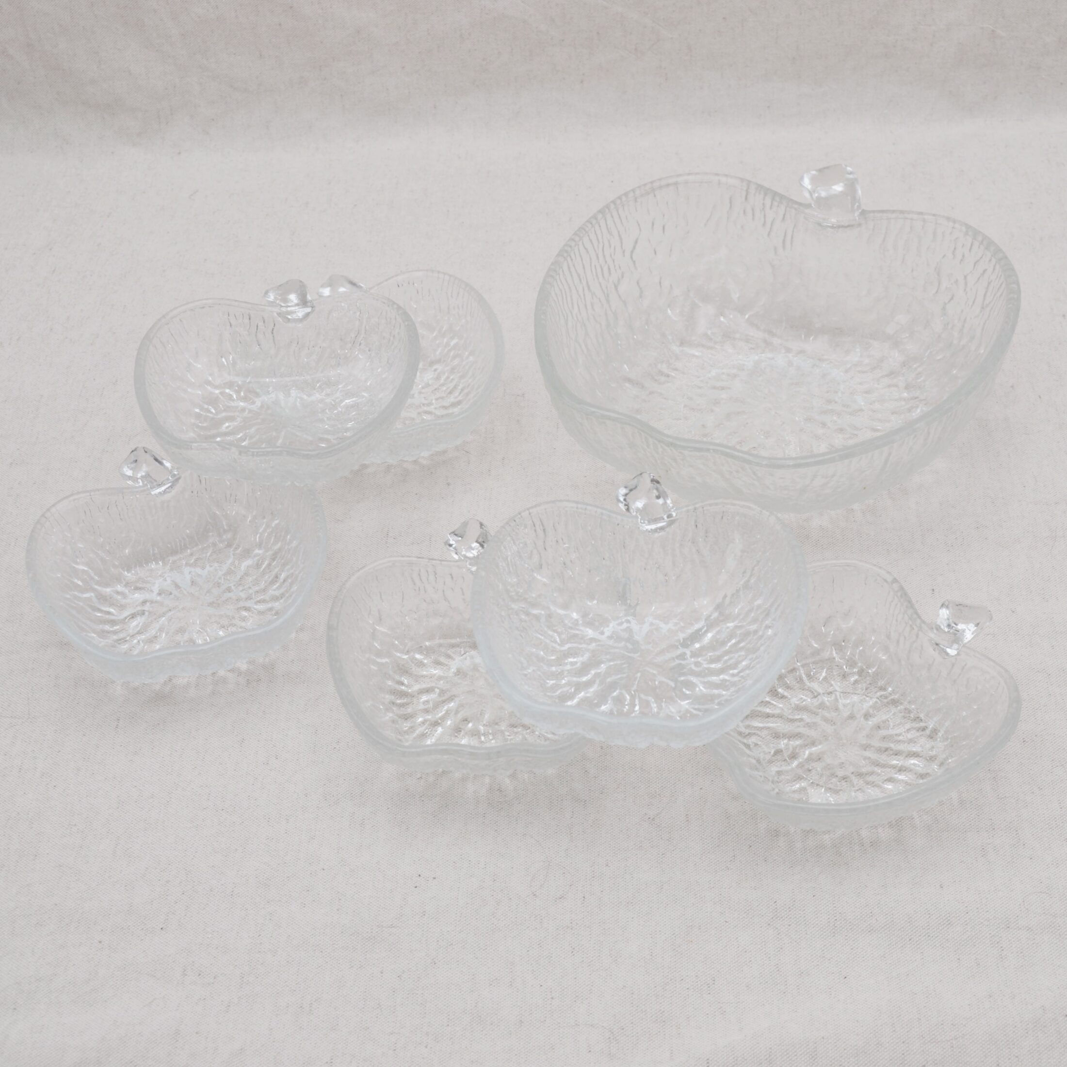 Le saladier et les coupelles pomme