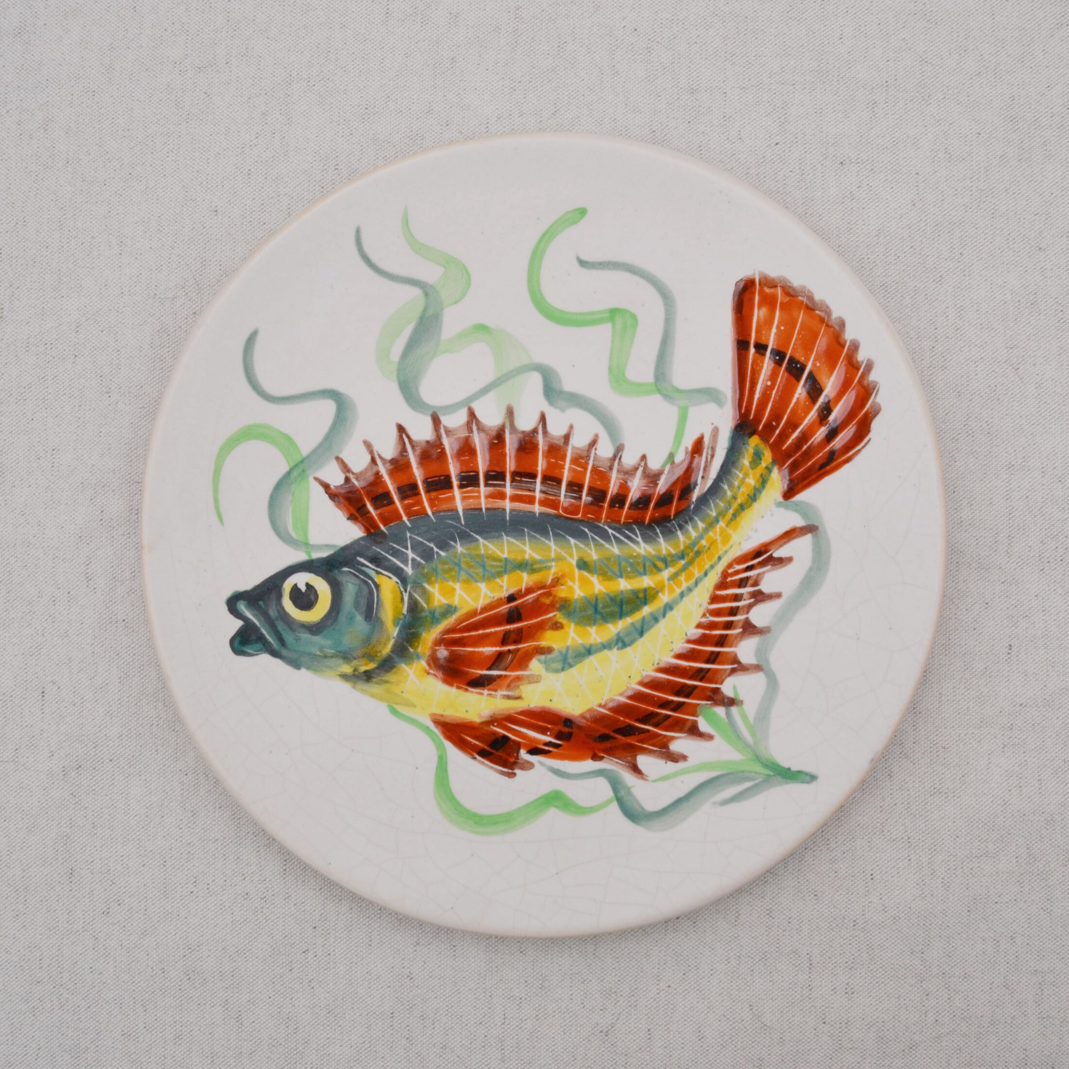 Les assiettes poisson Vallauris