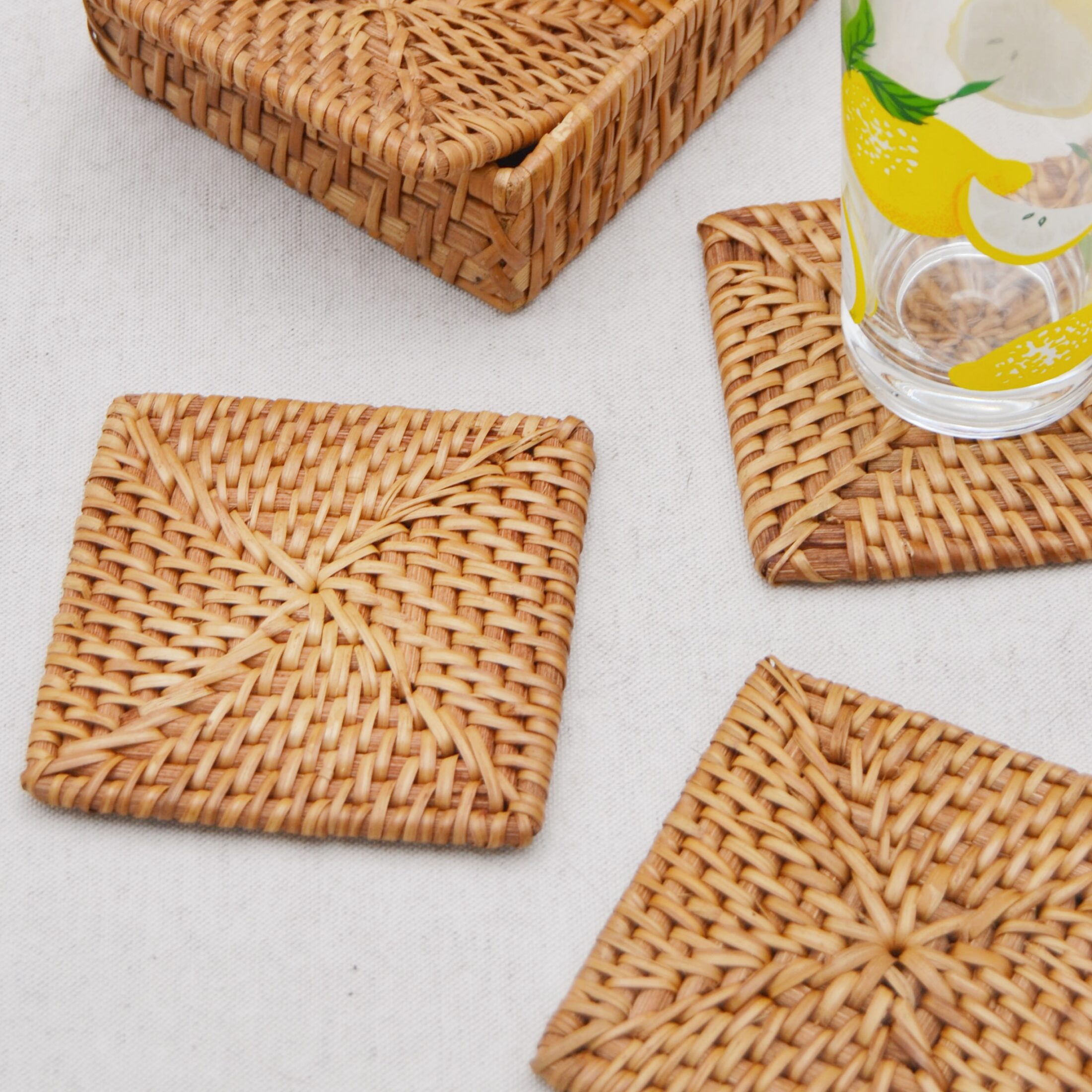 Les sous-verres en osier