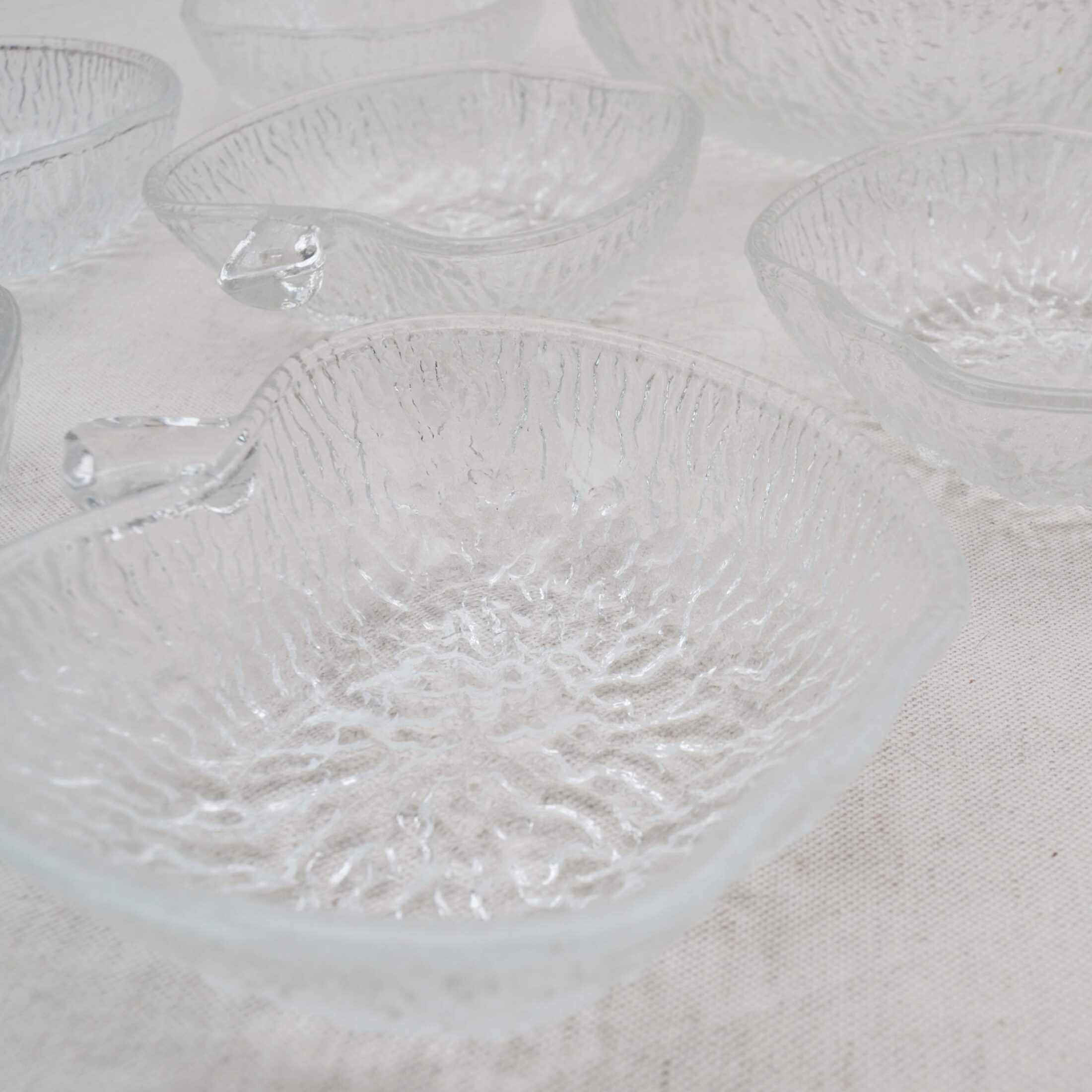 Le saladier et les coupelles pomme