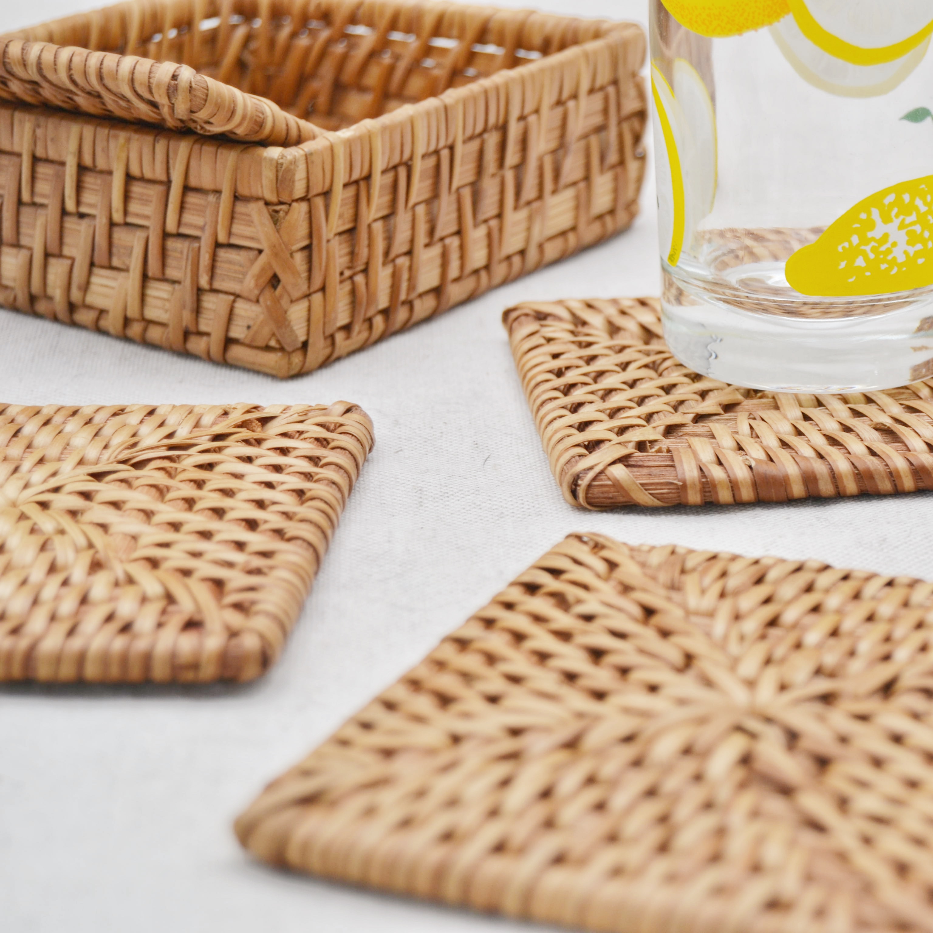 Les sous-verres en osier