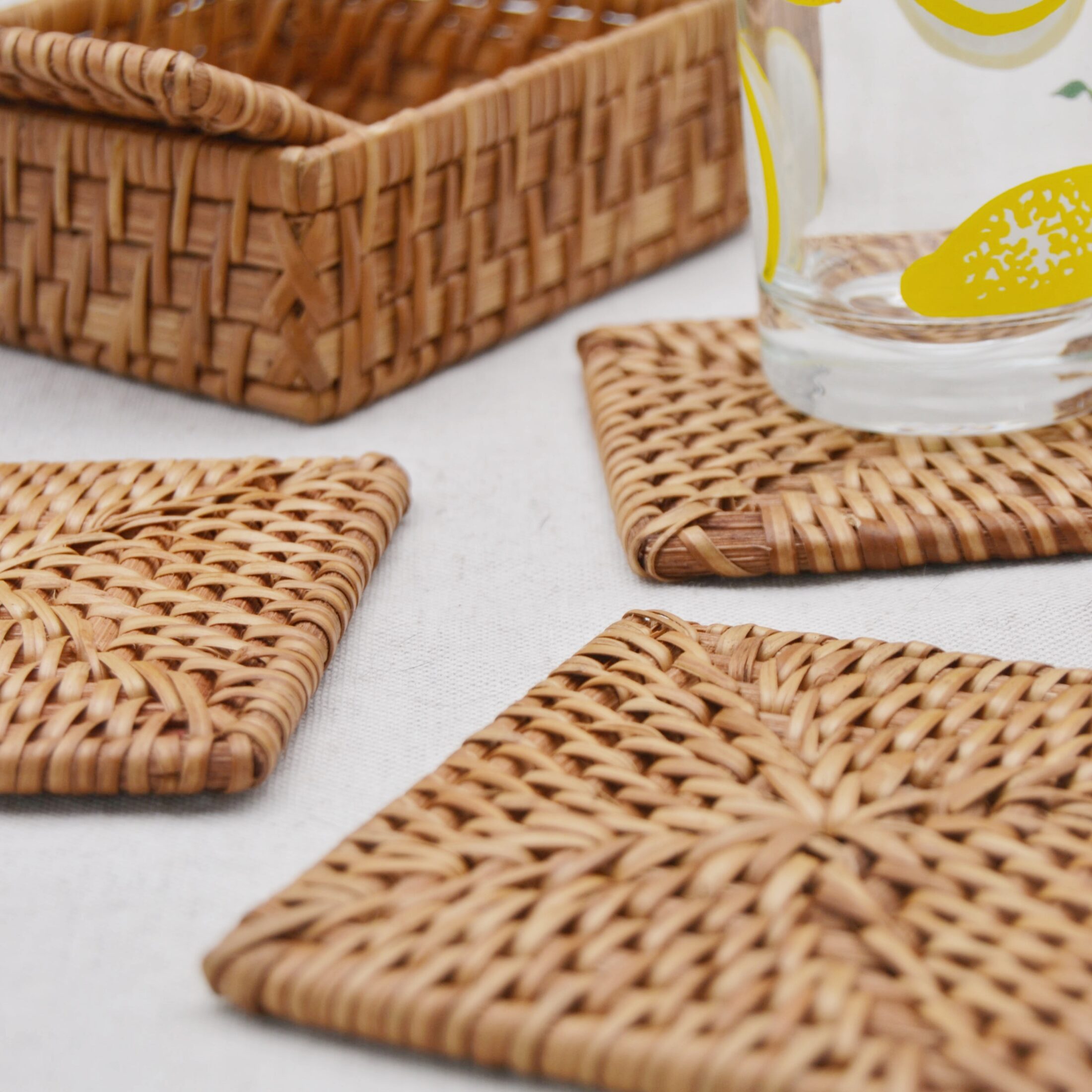 Les sous-verres en osier