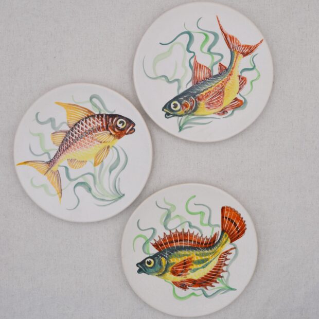 Les assiettes poisson Vallauris