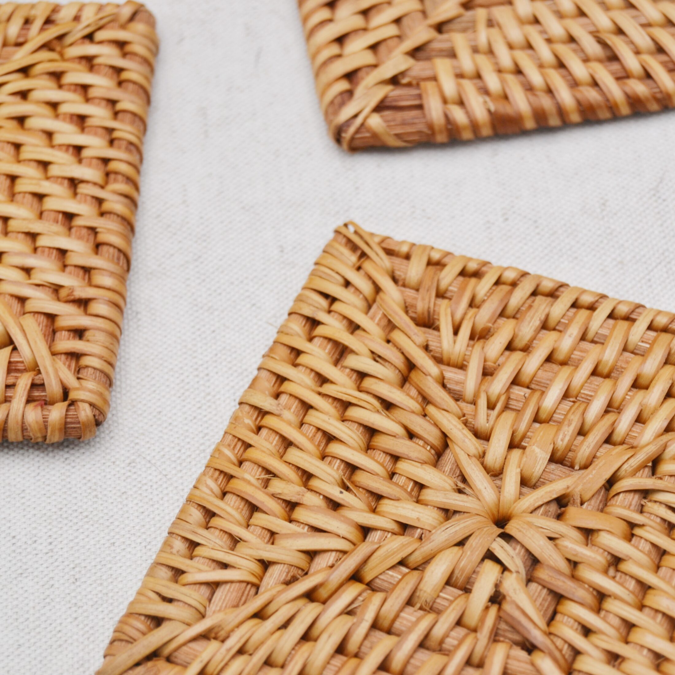 Les sous-verres en osier