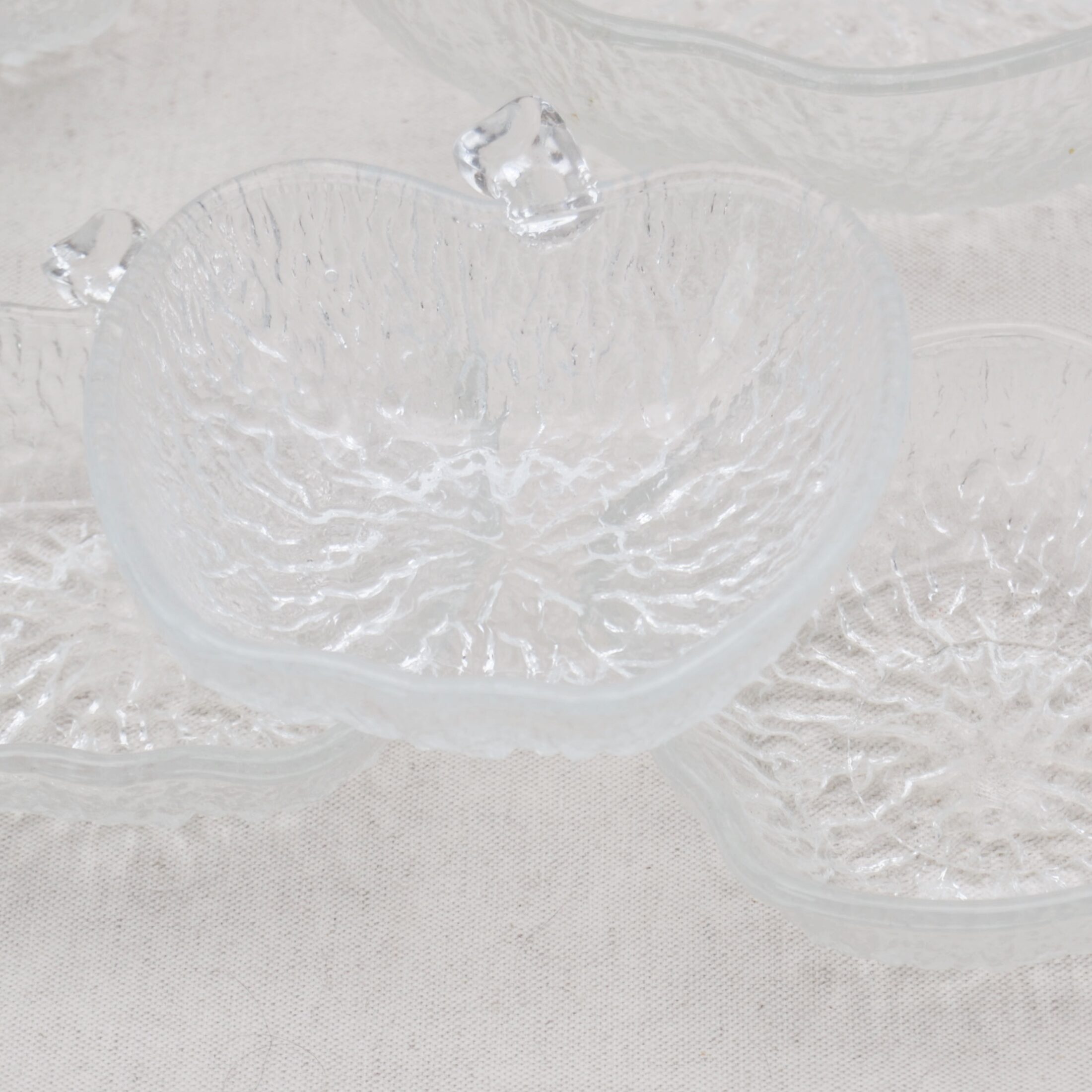 Le saladier et les coupelles pomme