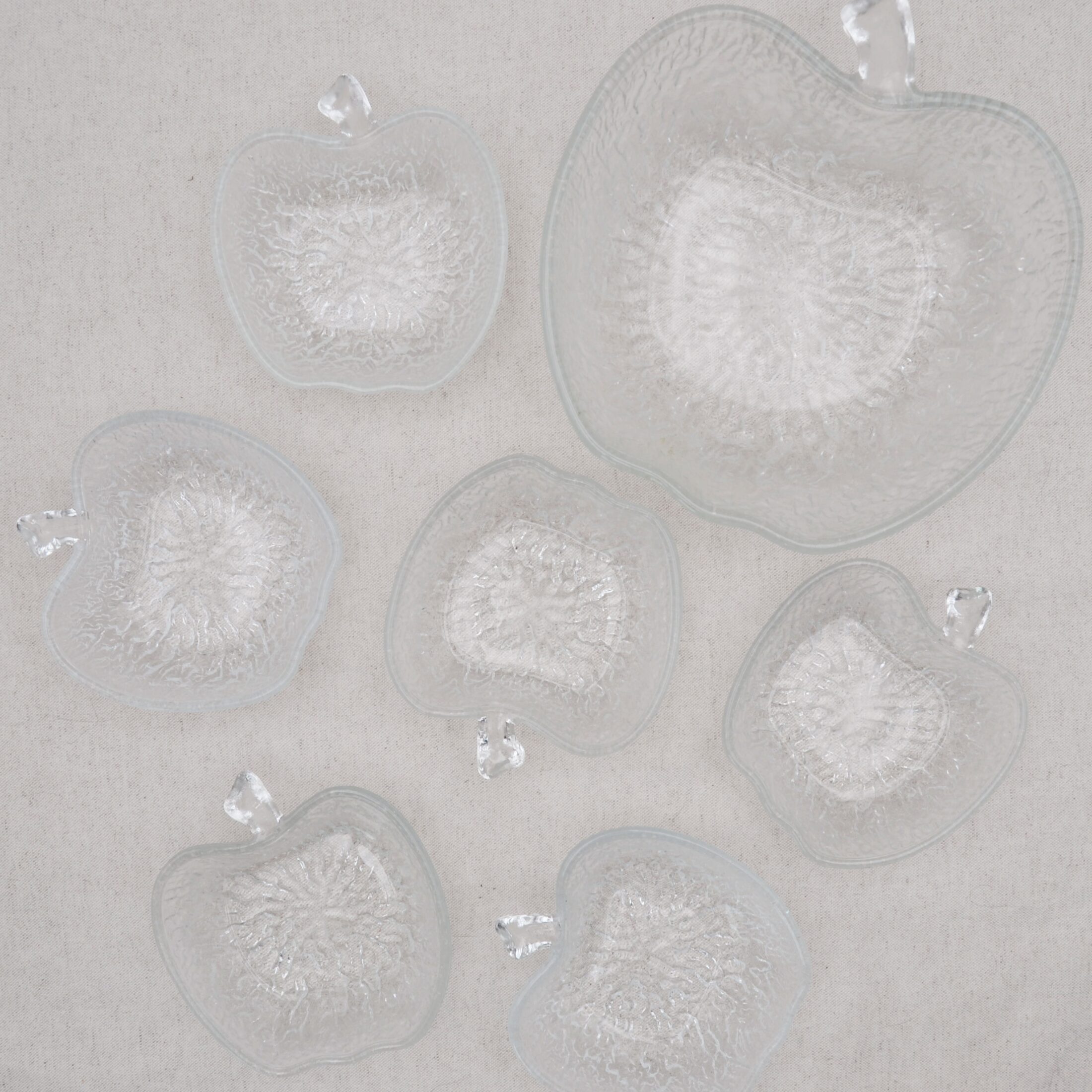 Le saladier et les coupelles pomme