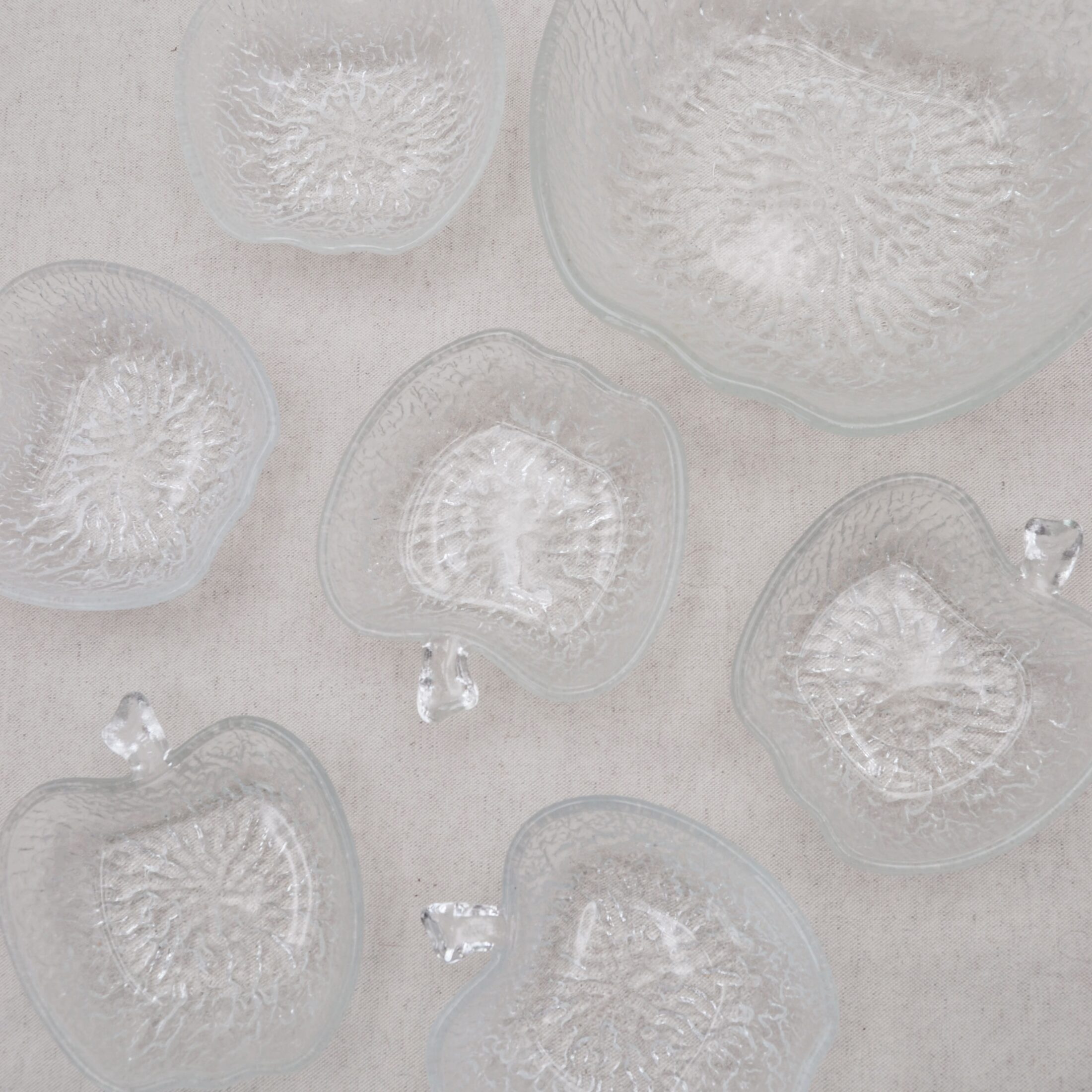 Le saladier et les coupelles pomme