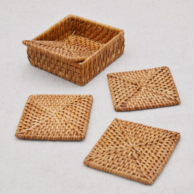 Les sous-verres en osier