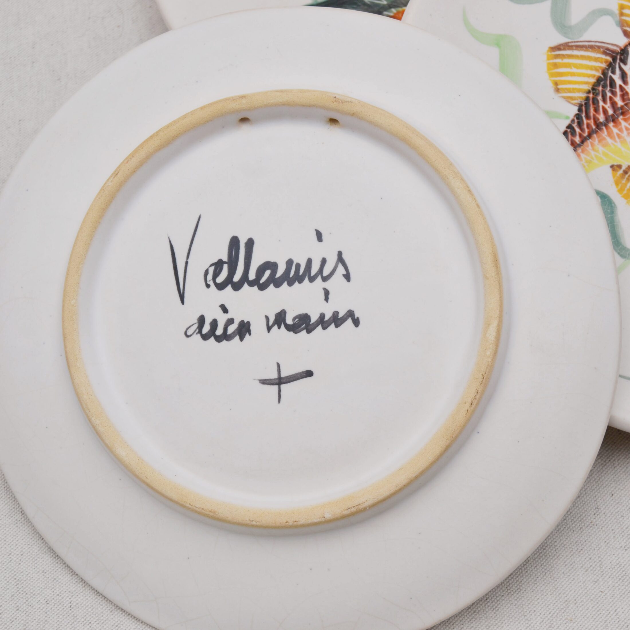 Les assiettes poisson Vallauris