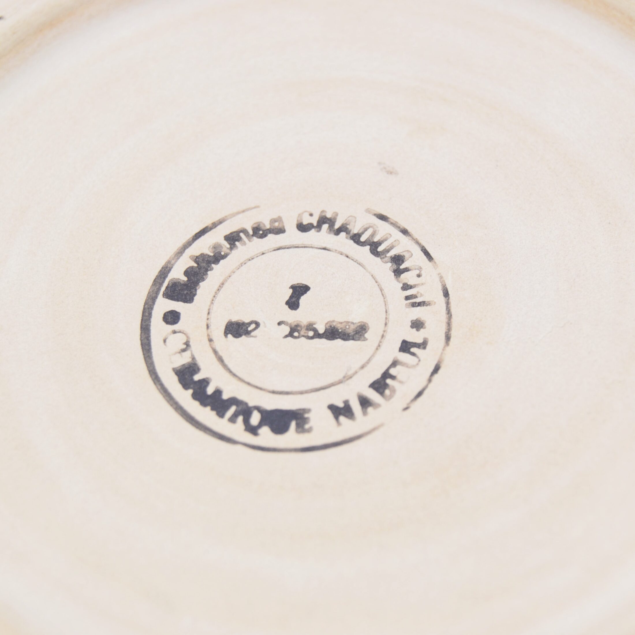 La petite assiette méditerranéenne jaune