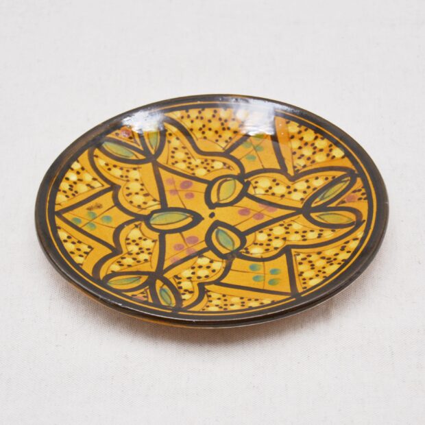 La petite assiette méditerranéenne jaune