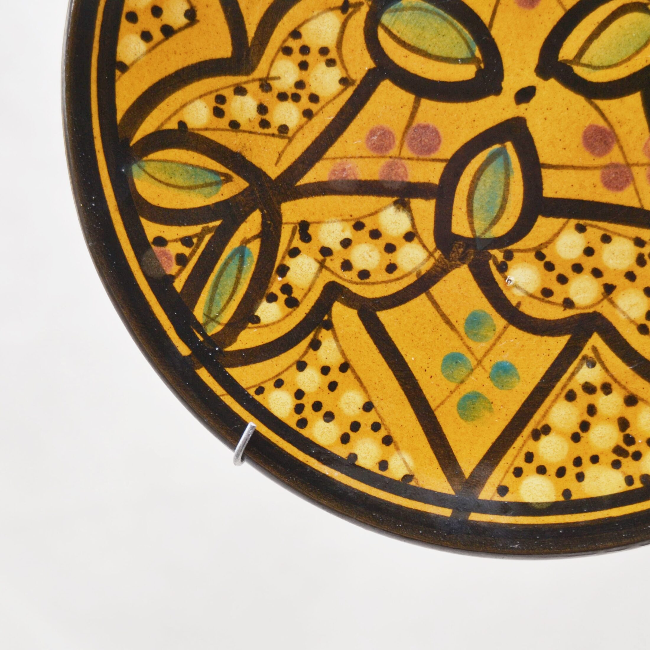 La petite assiette méditerranéenne jaune