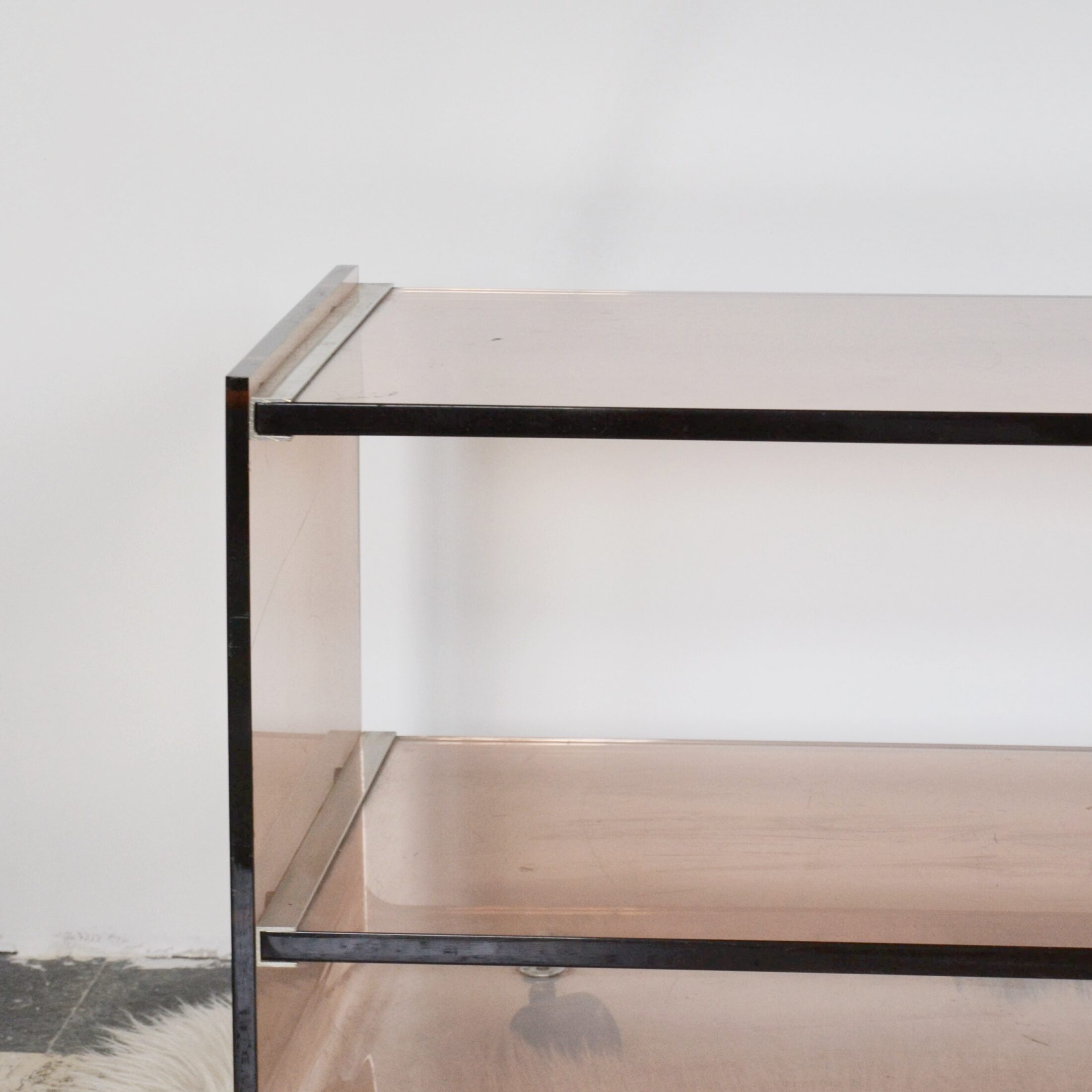 La desserte en plexiglas