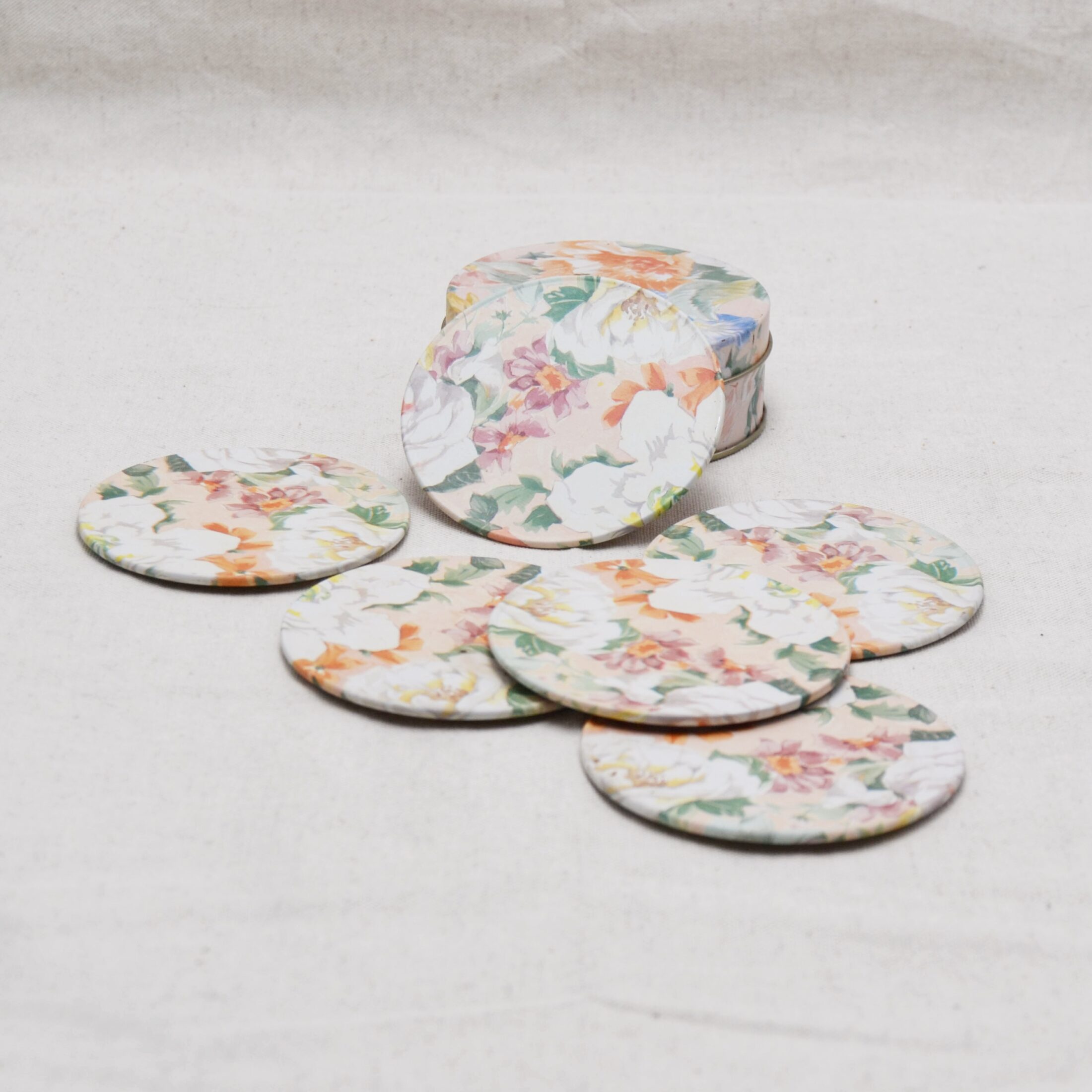 Les sous-verres fleuris