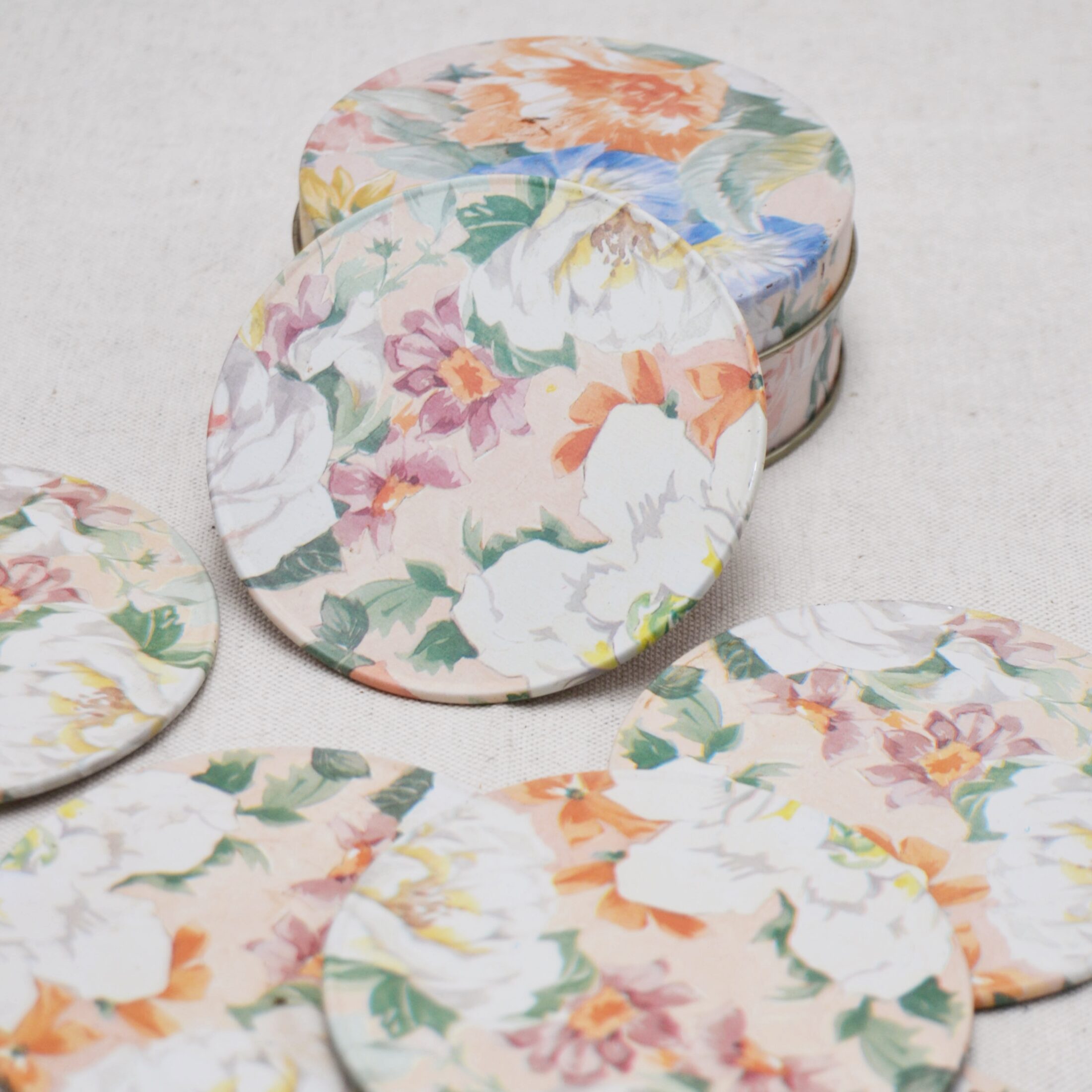 Les sous-verres fleuris