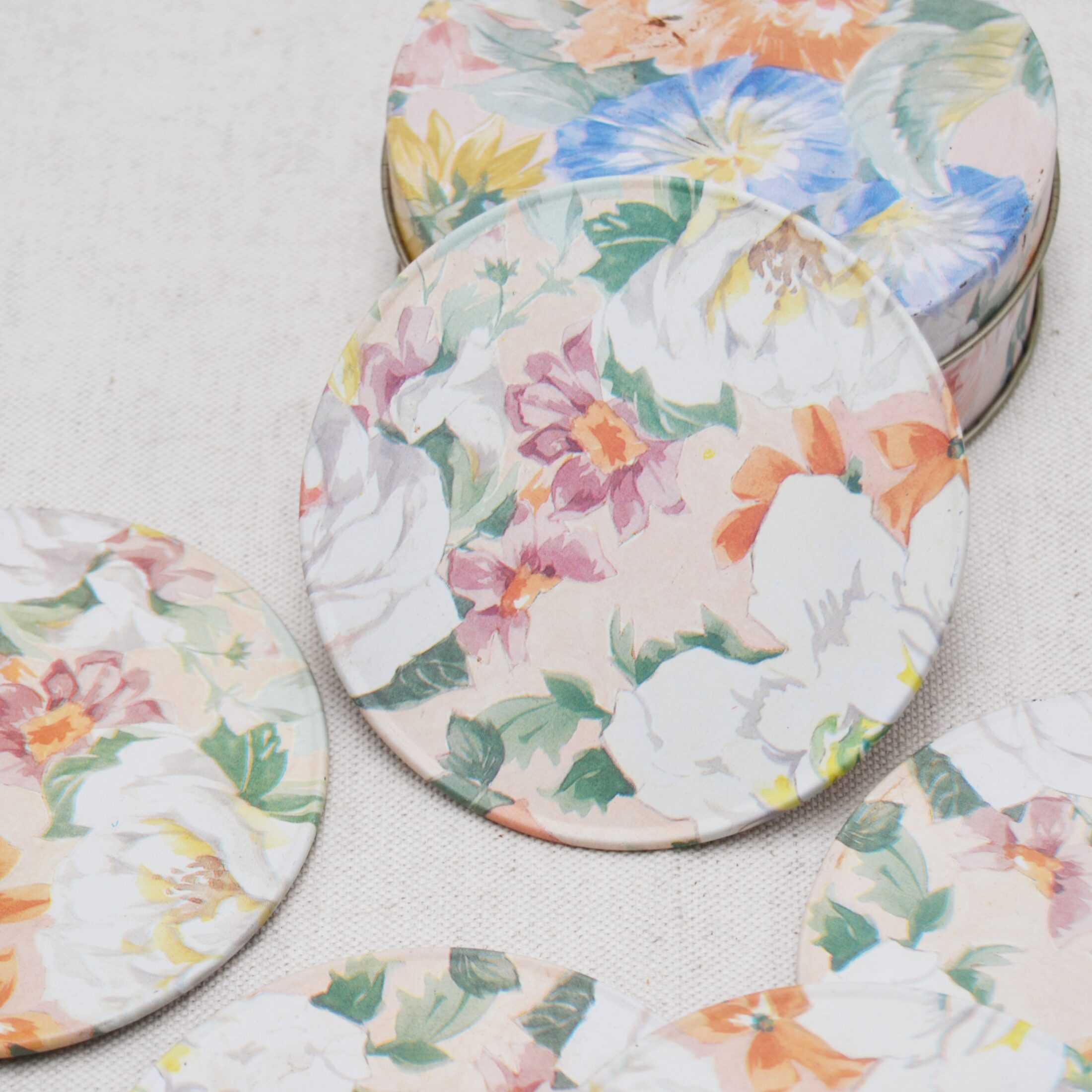 Les sous-verres fleuris