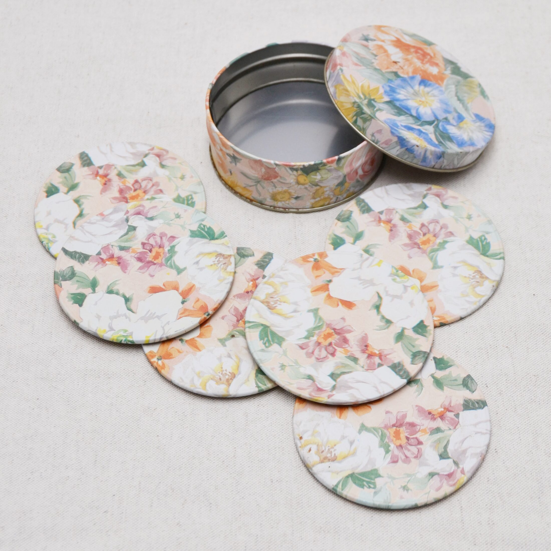 Les sous-verres fleuris