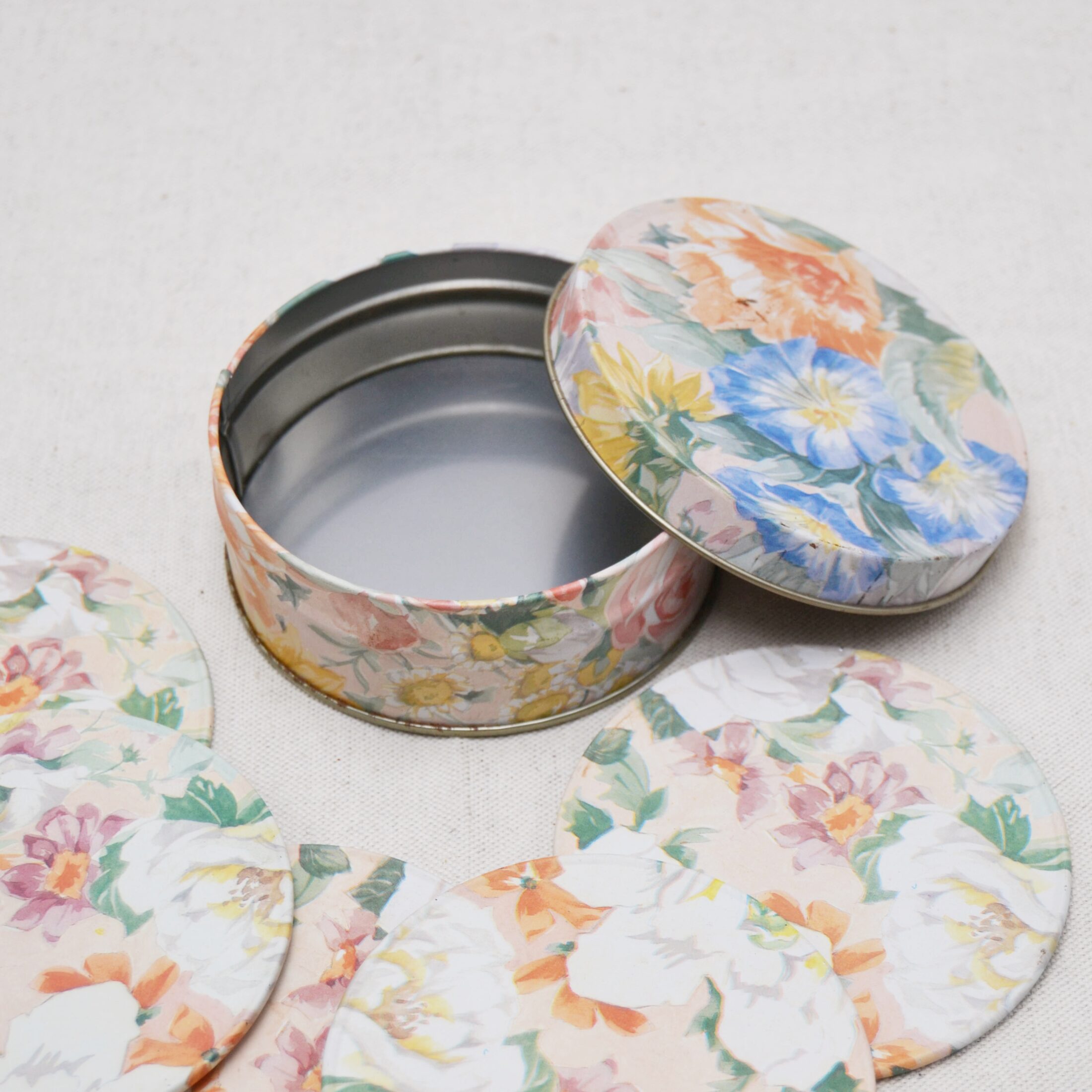 Les sous-verres fleuris