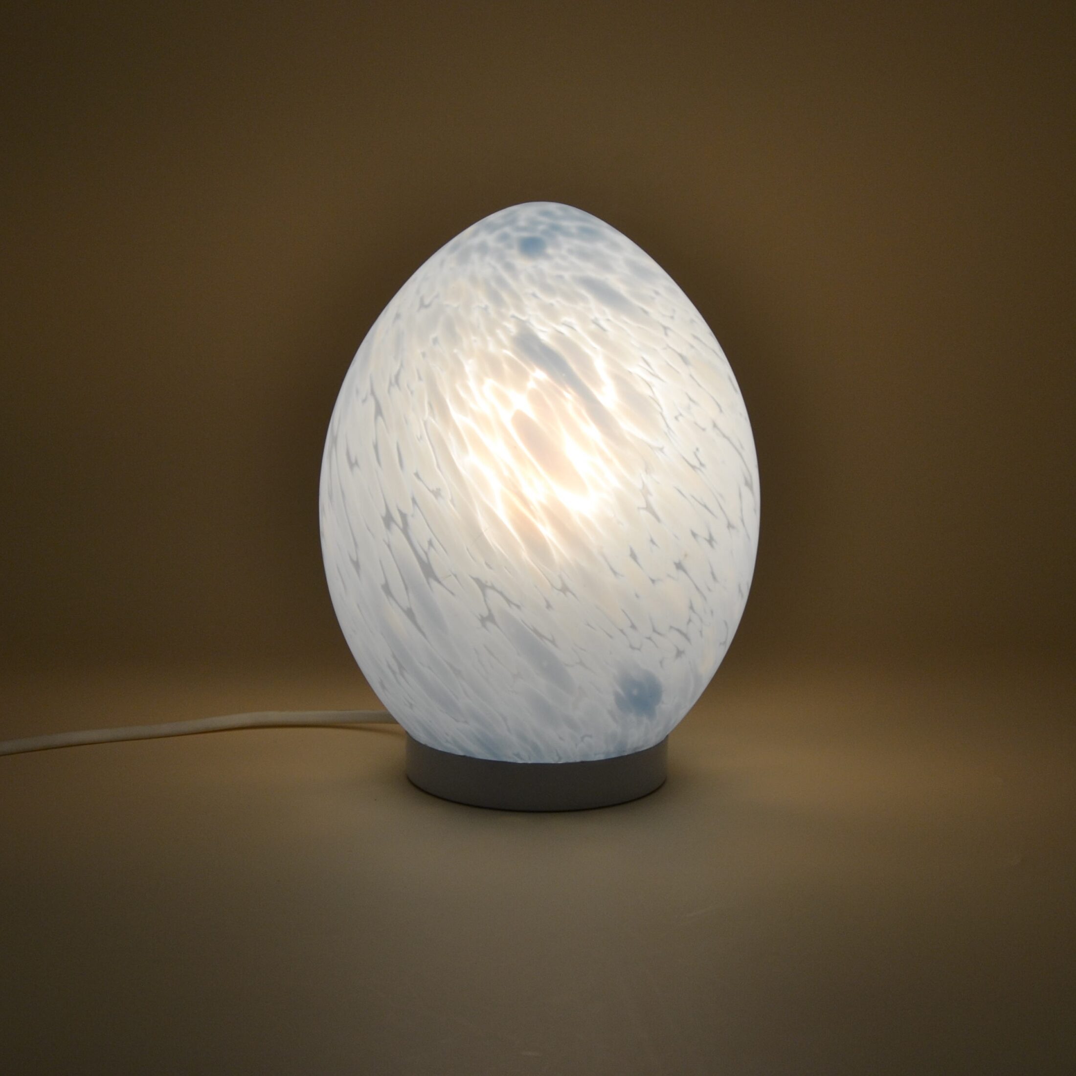 La lampe œuf bleue
