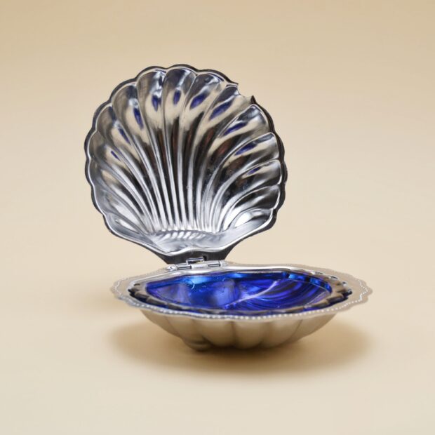 Le vide-poche coquillage en métal