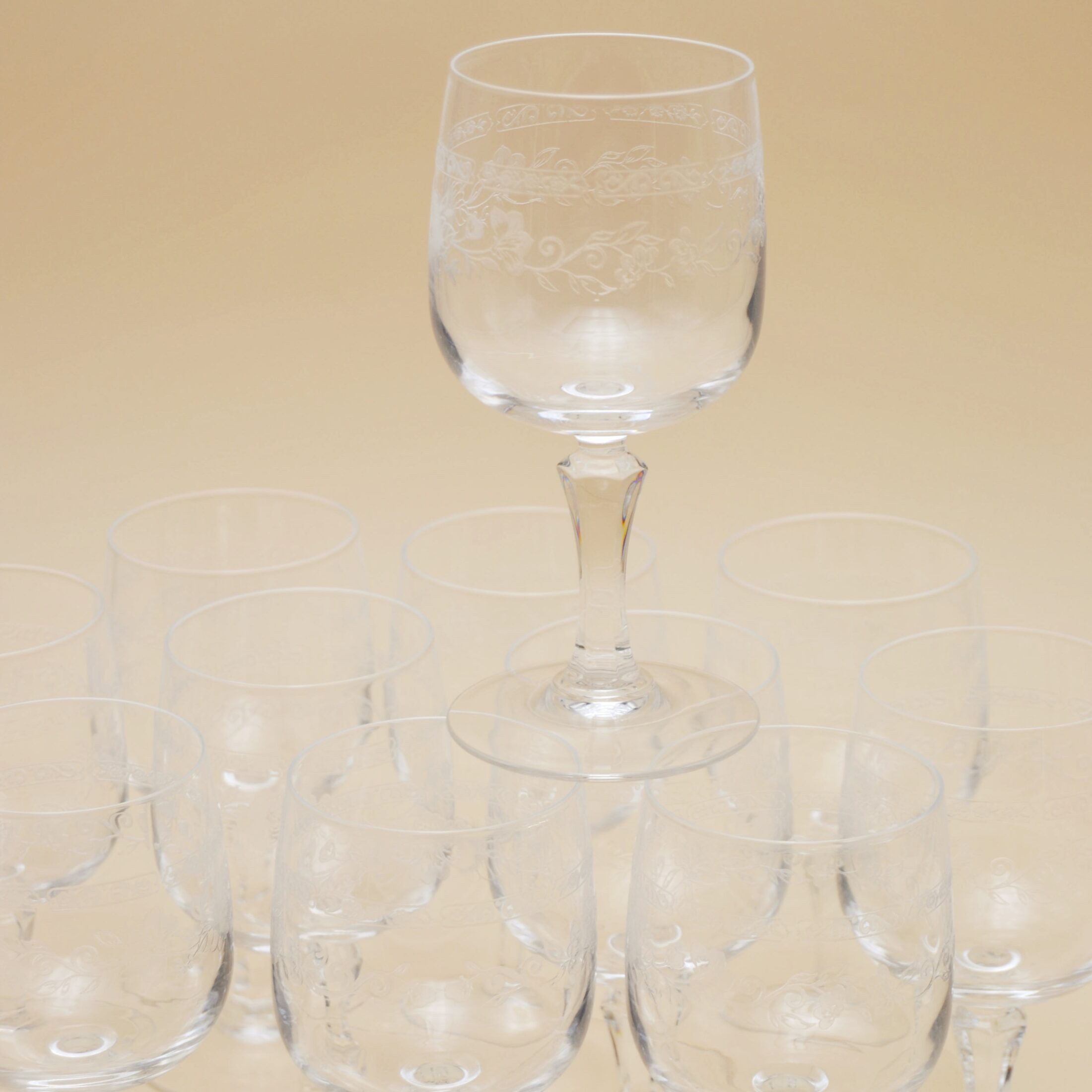 Les verres à pieds Matignon de Cristal d’Arques