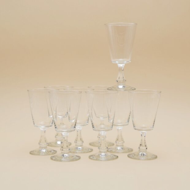 Les petits verres à pied