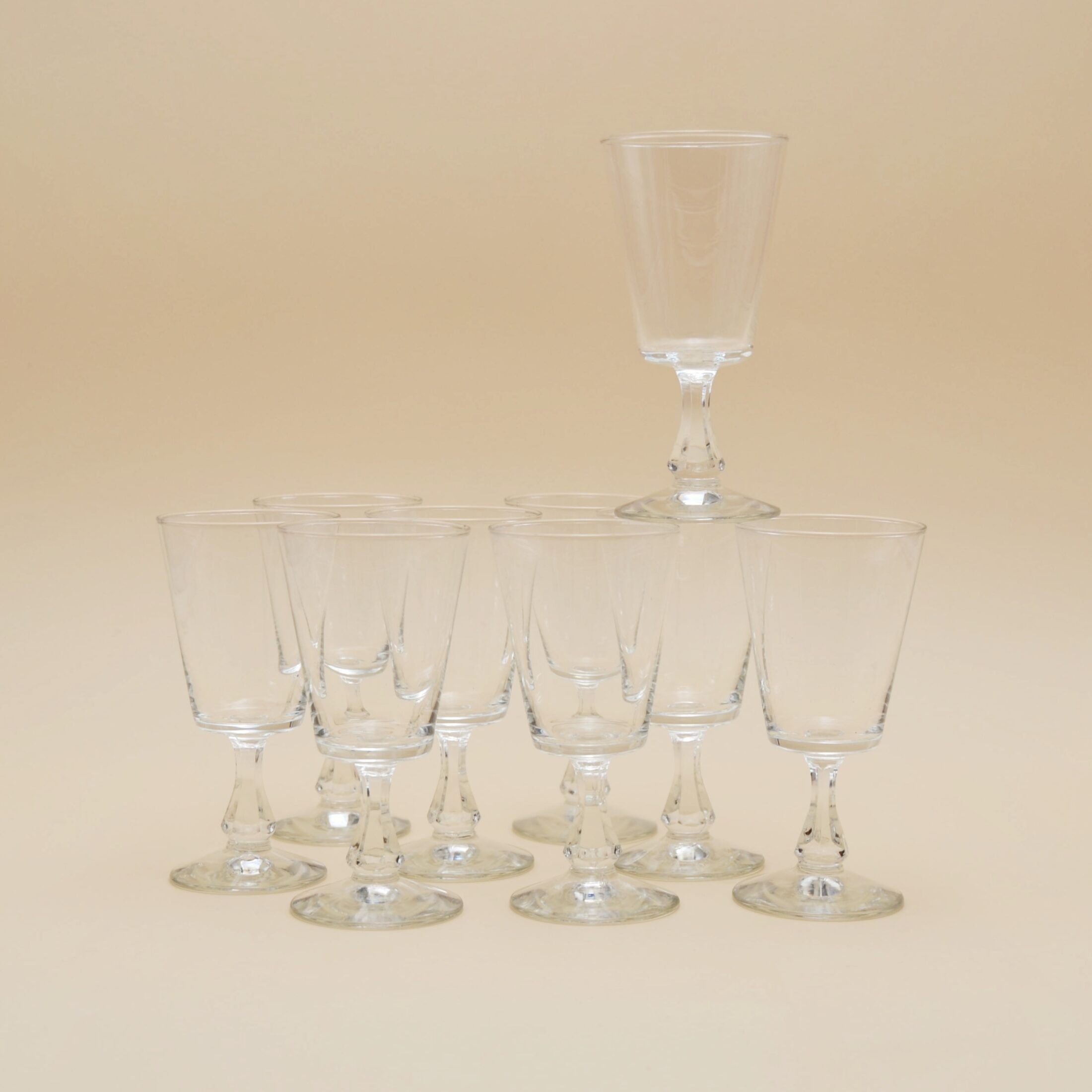 Les petits verres à pied