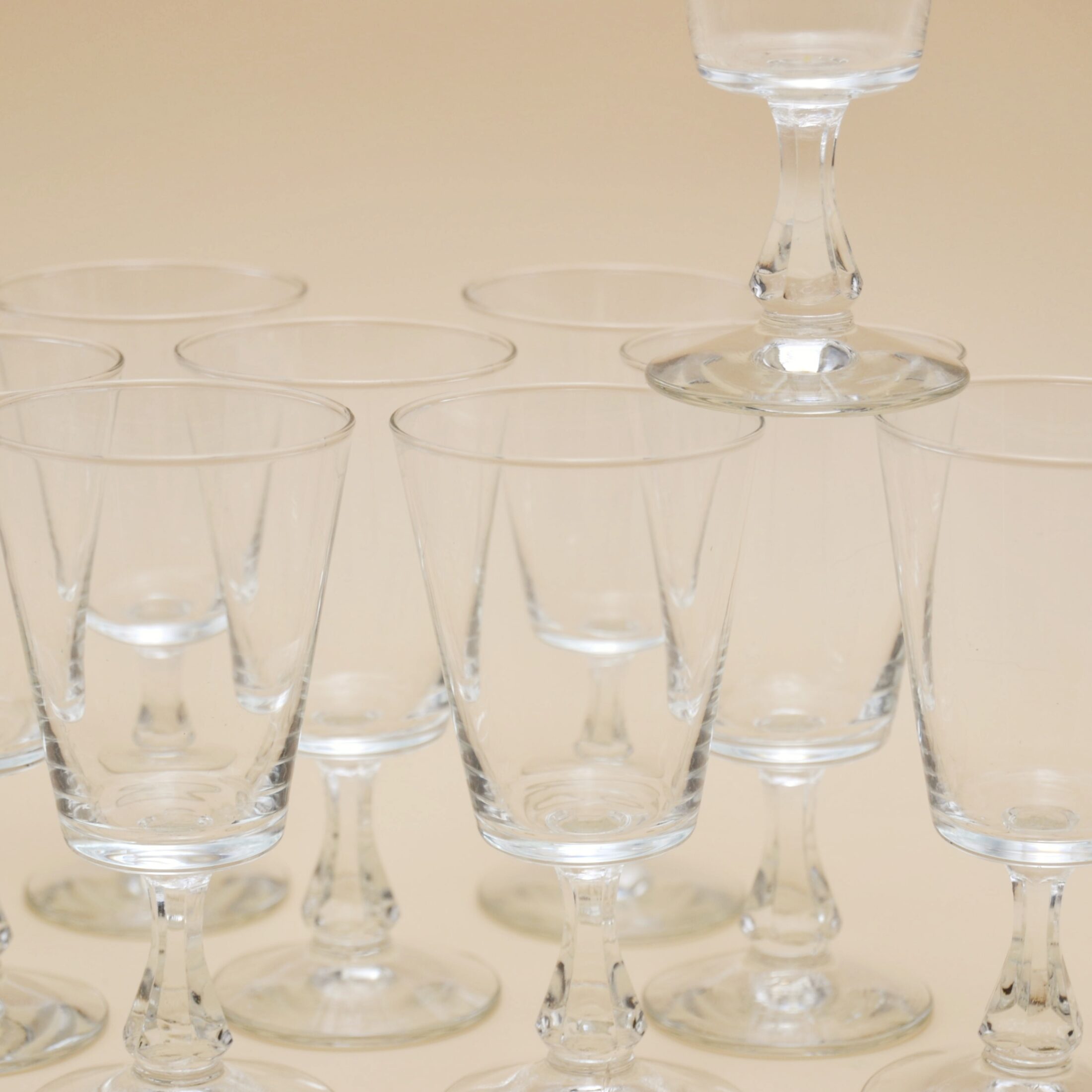 Les petits verres à pied