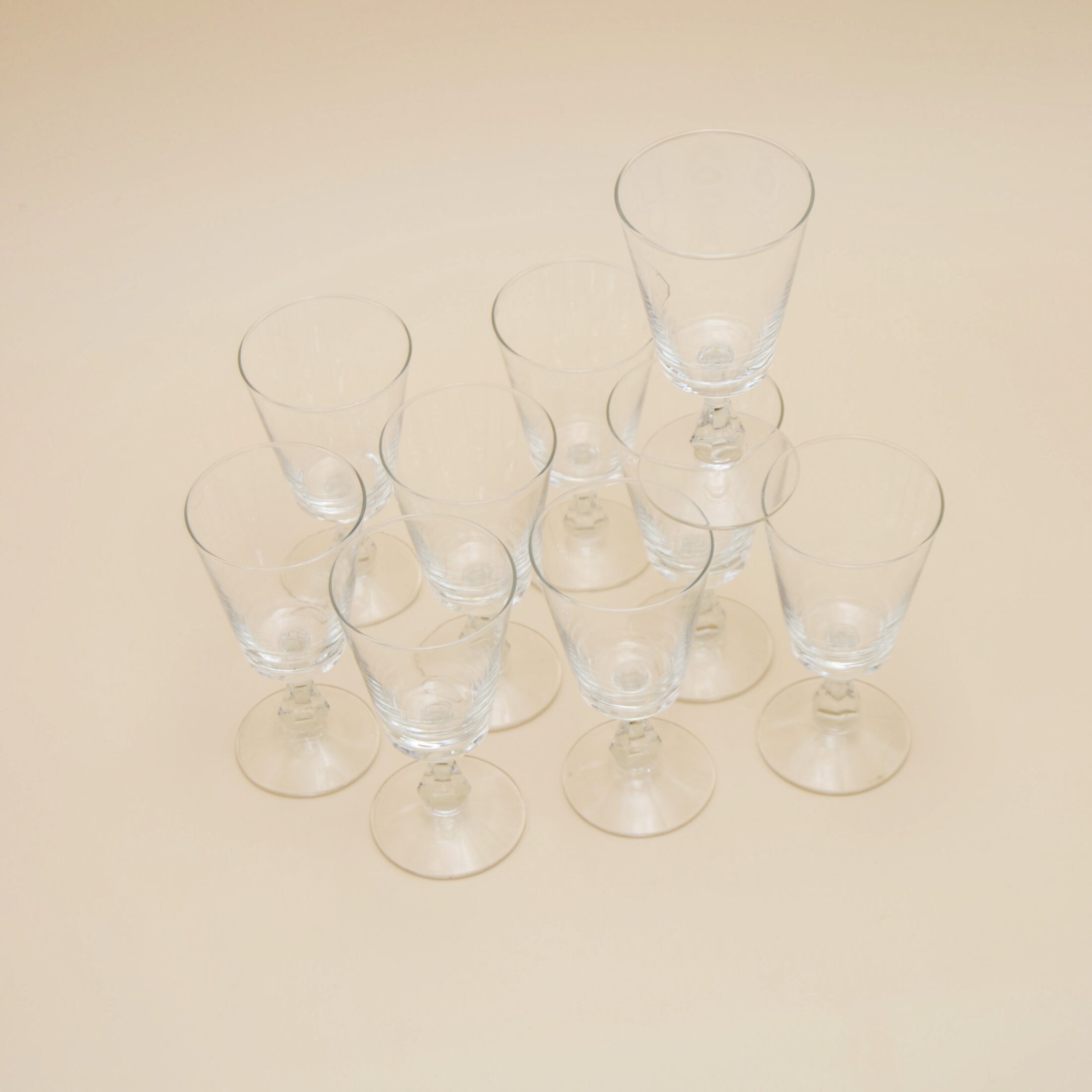 Les petits verres à pied