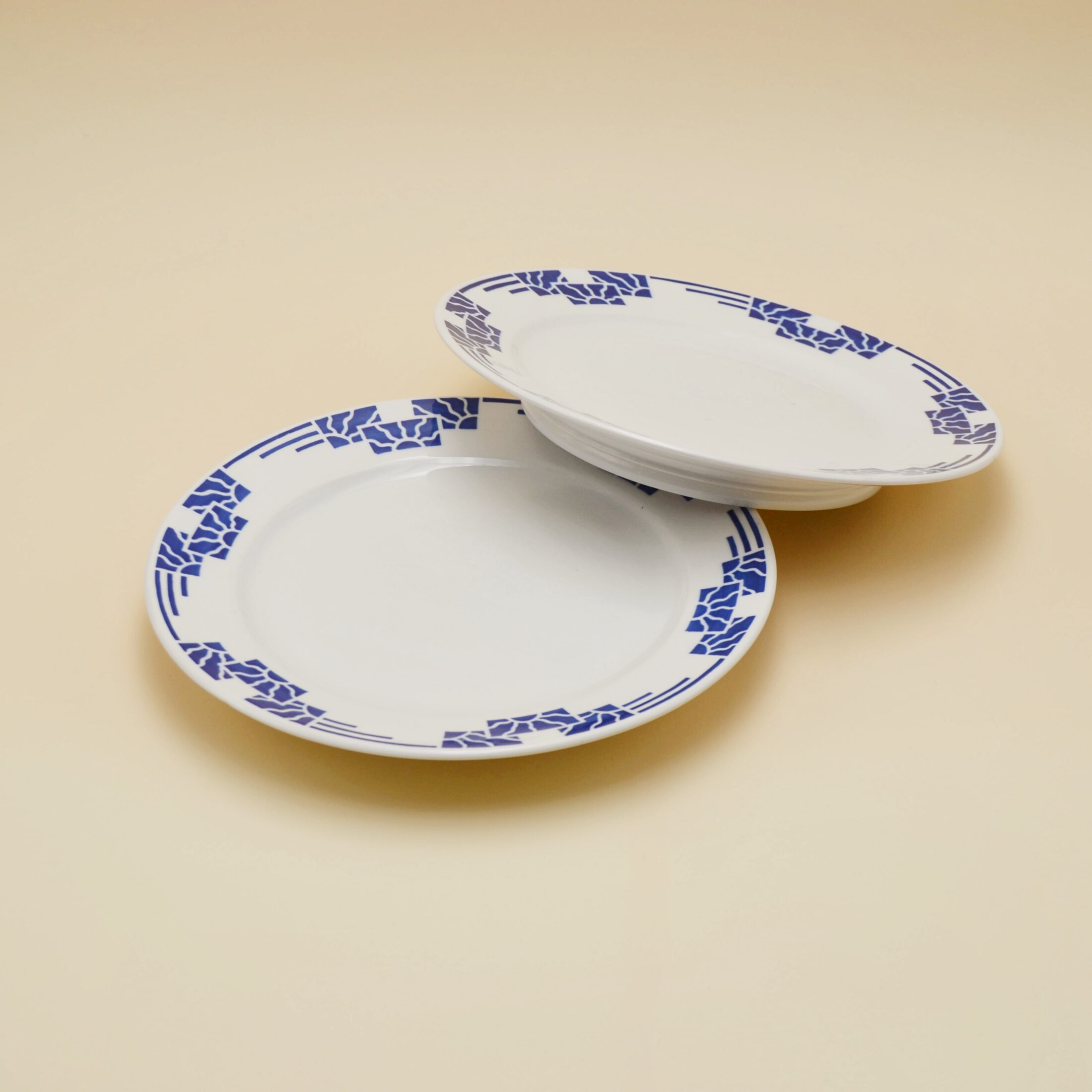 Les assiettes à support Odette de Sarreguemines