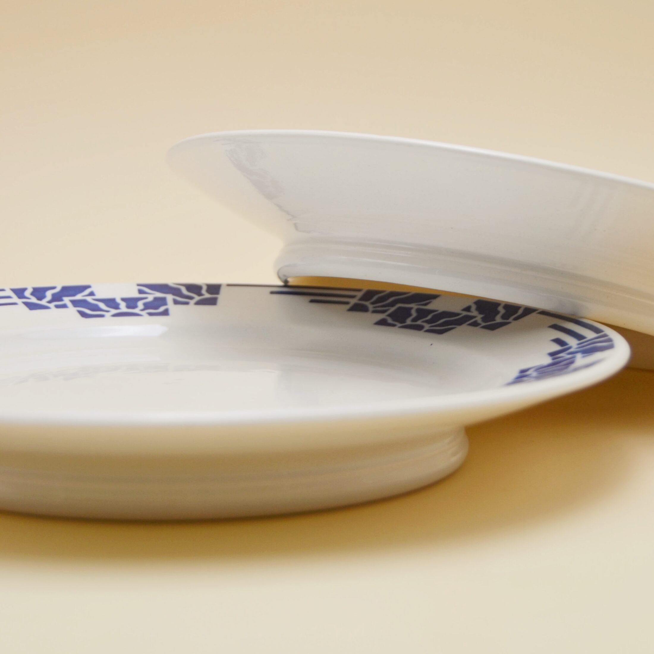 Les assiettes à support Odette de Sarreguemines