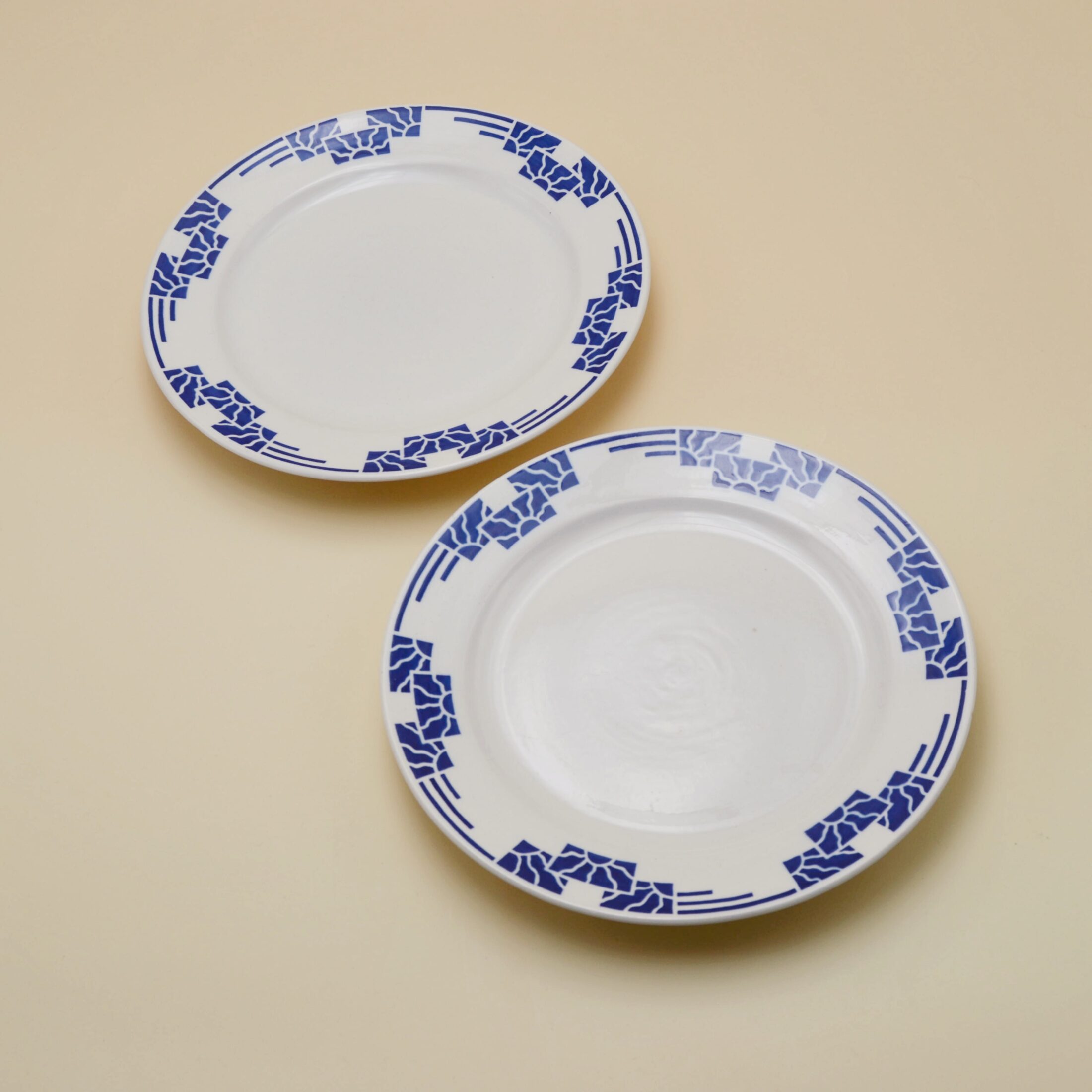 Les assiettes à support Odette de Sarreguemines
