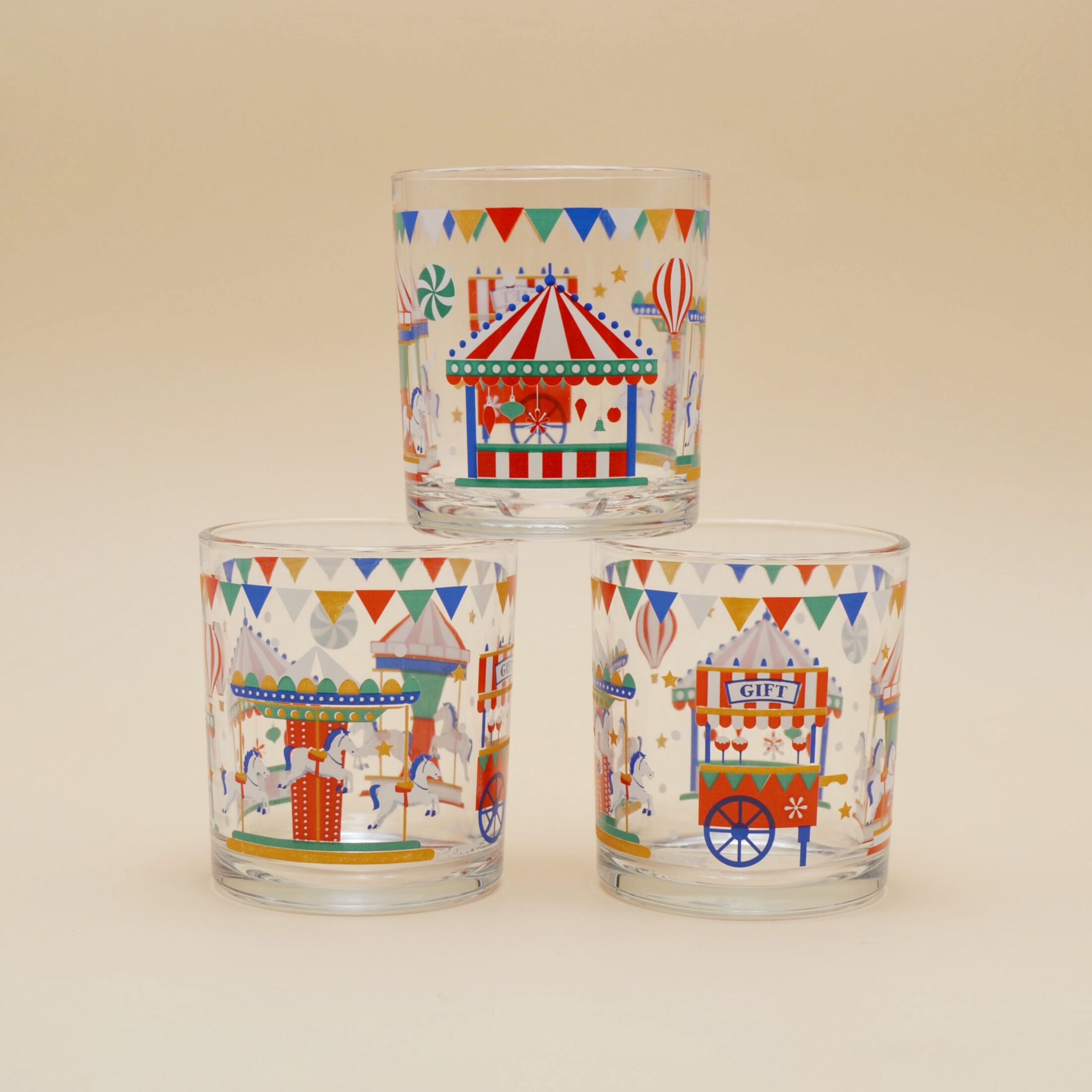 Les verres à la fête foraine