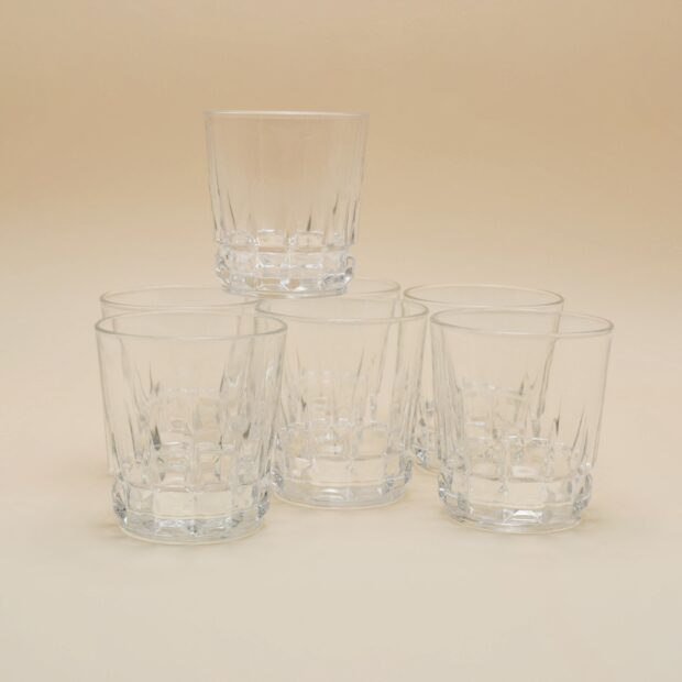 Les verres à whisky quadrillés