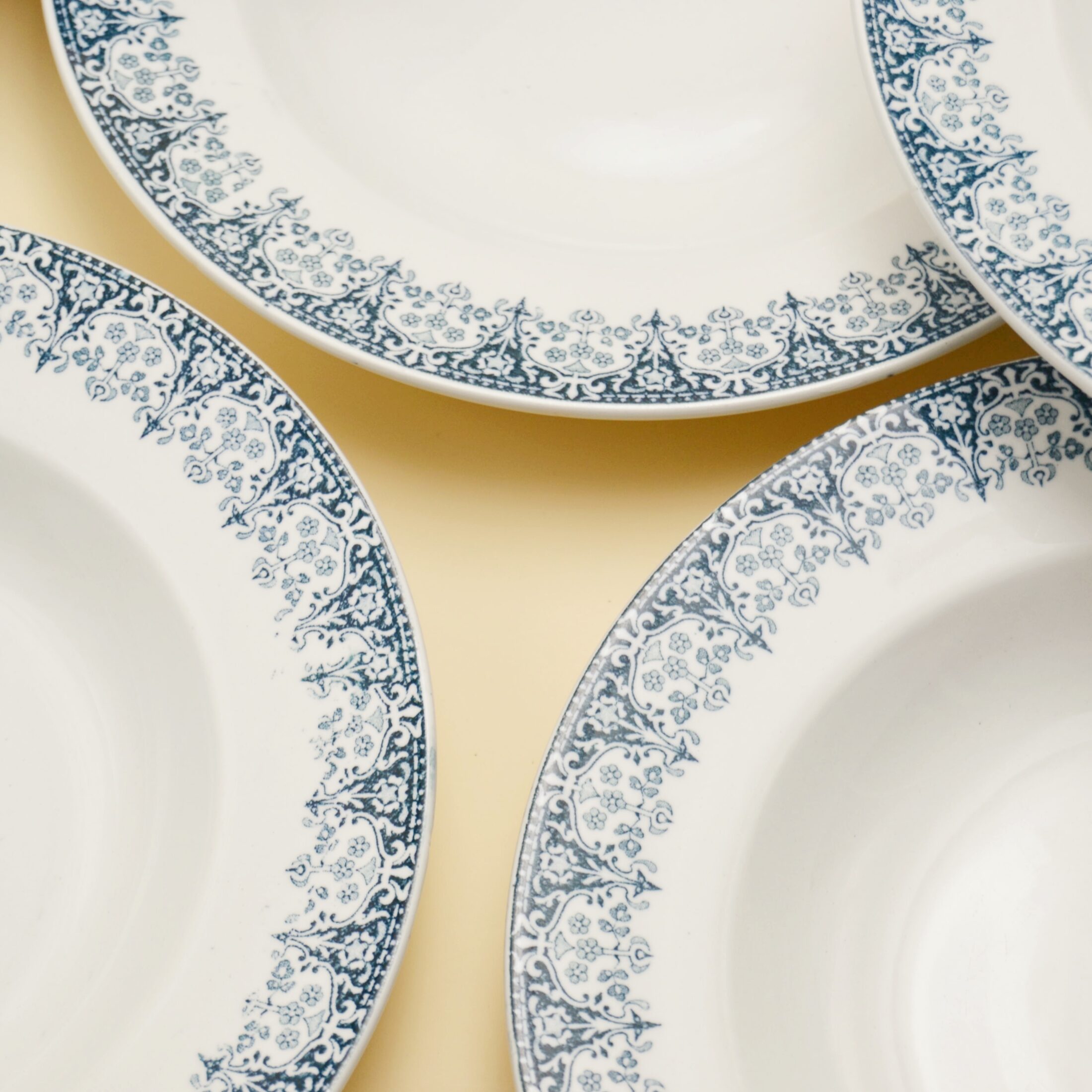 Les assiettes creuses Feston de Lunéville