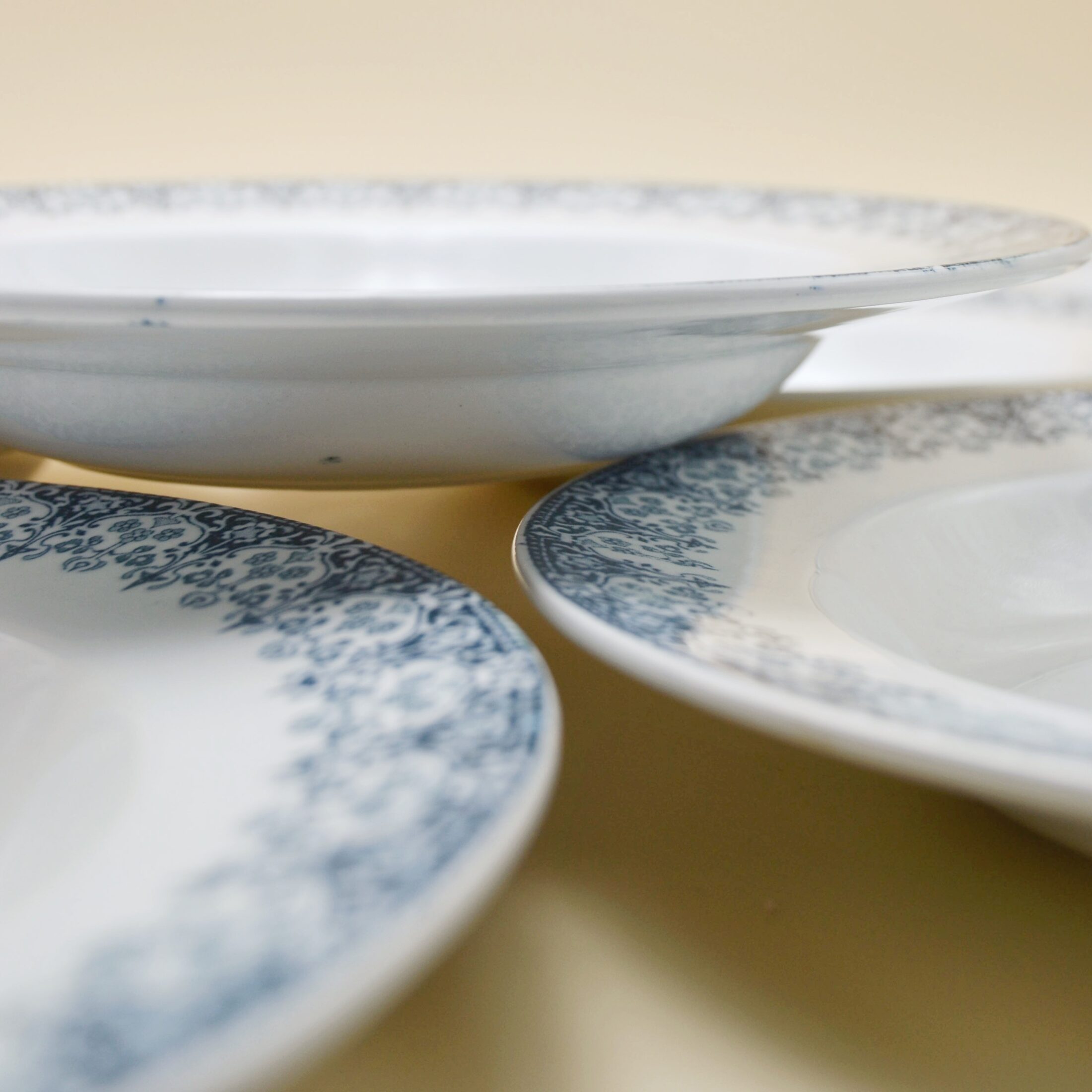 Les assiettes creuses Feston de Lunéville