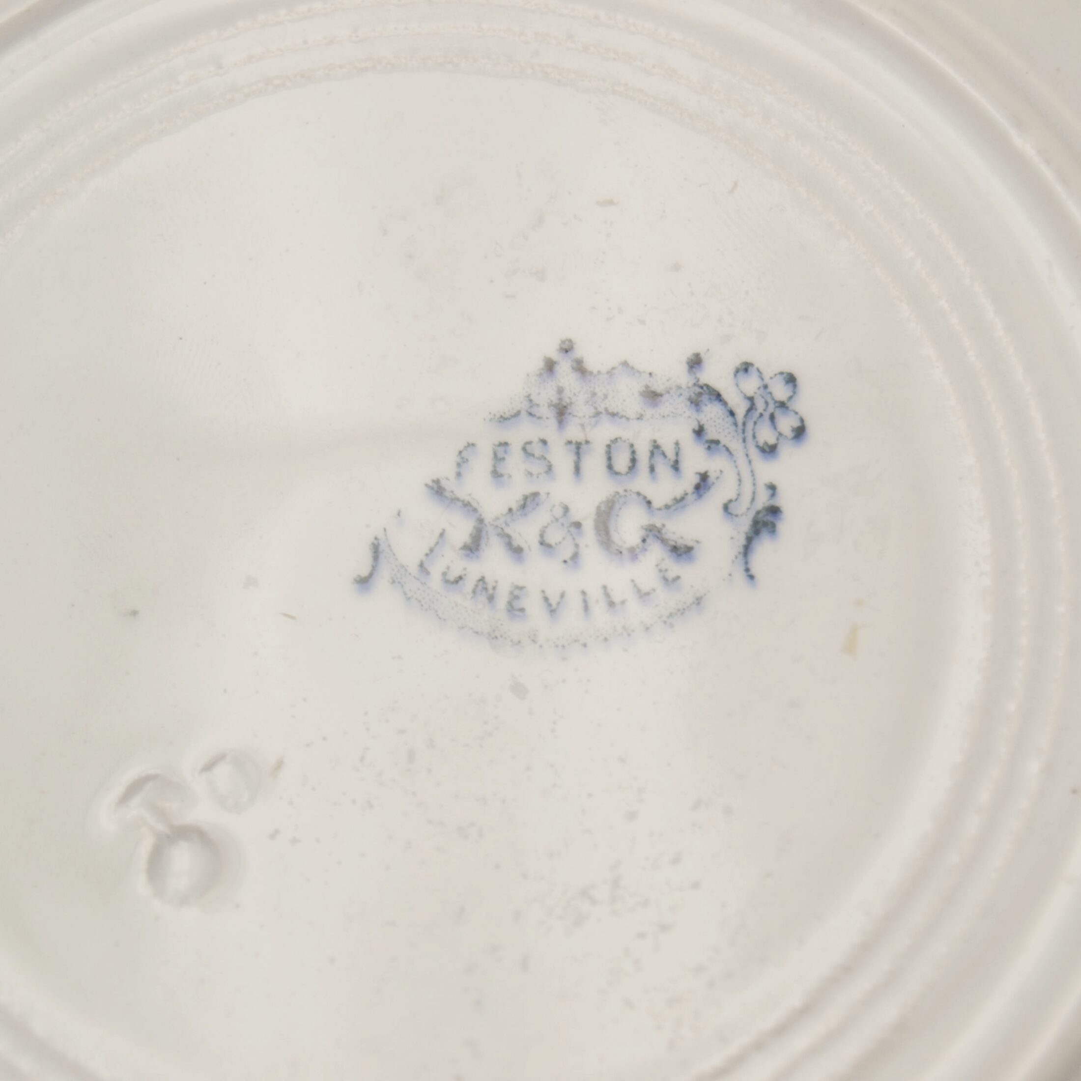 Les assiettes creuses Feston de Lunéville