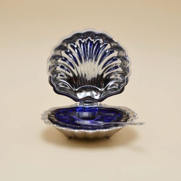 Le vide-poche coquillage bleu